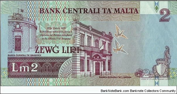 Banknote from Malta year 0