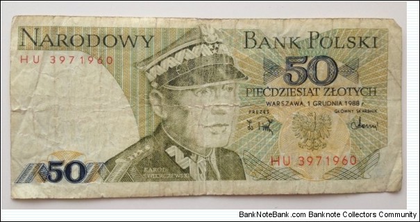 50 Zloty Banknote