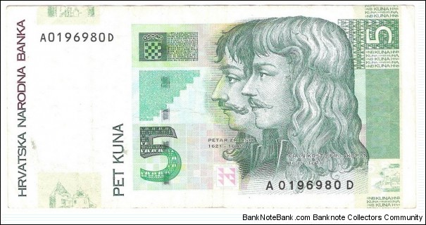 5 Kuna Banknote