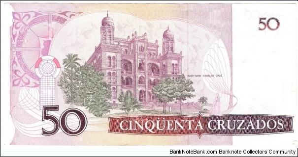 Banknote from Brazil year 1987