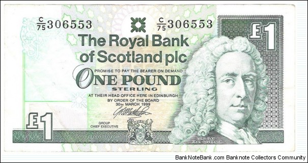 1 Pound Sterling Banknote