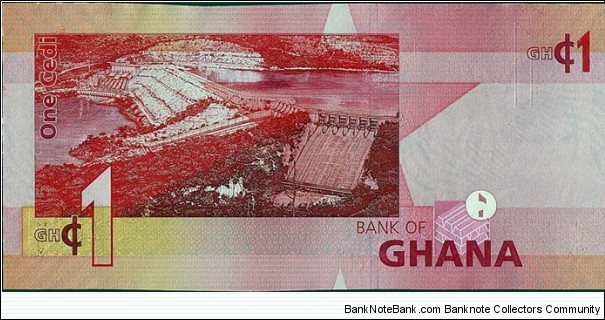 Banknote from Ghana year 2010