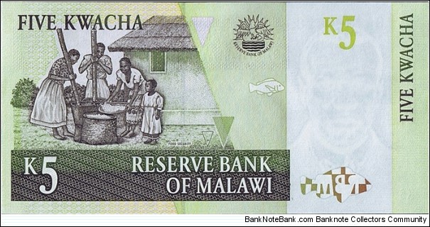 Banknote from Malawi year 2004