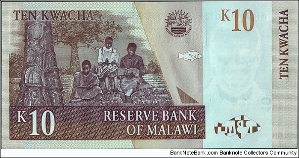 Banknote from Malawi year 2004