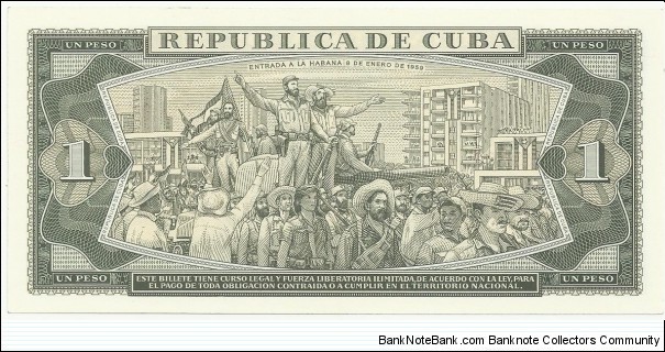 Banknote from Cuba year 1988