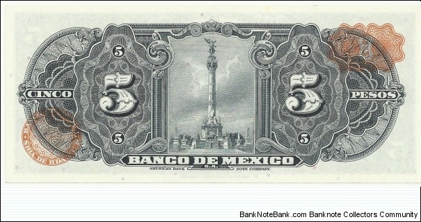 Banknote from Mexico year 1963