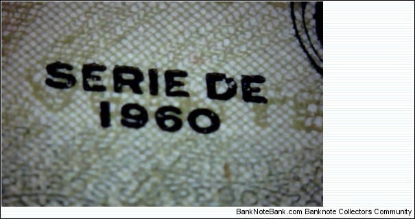 Banknote from Cuba year 1960