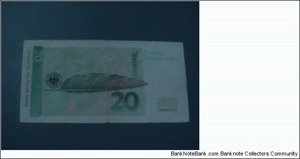 Banknote from Germany year 1991