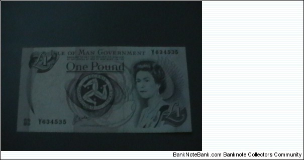 Isle of Man, 1 pound 1983 Banknote