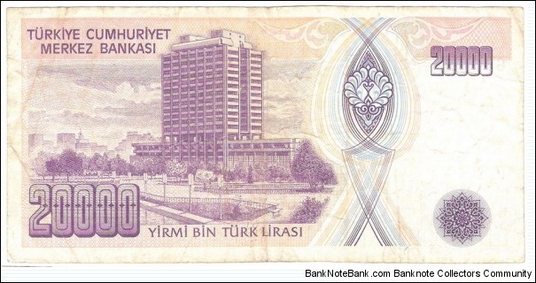 Banknote from Turkey year 1995