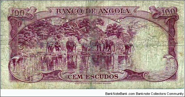 Banknote from Angola year 1962