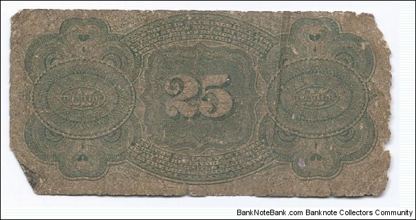 Banknote from USA year 1863