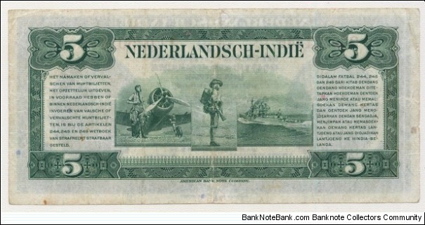 Banknote from Indonesia year 1943