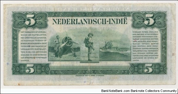 Banknote from Indonesia year 1943