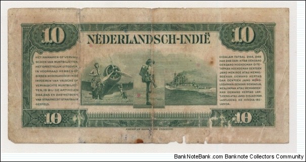 Banknote from Indonesia year 1943