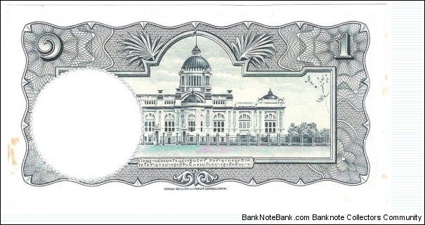 Banknote from Thailand year 1955