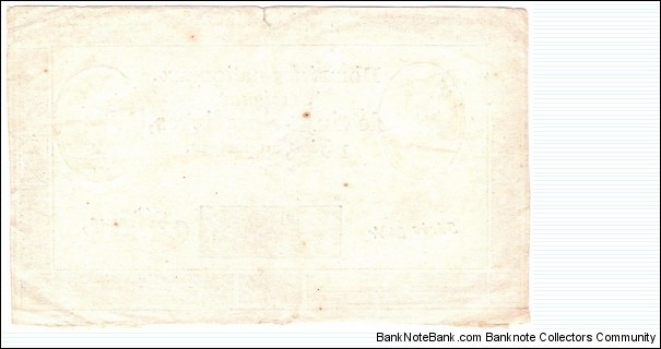 Banknote from France year 1793