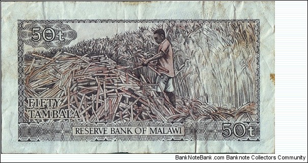 Banknote from Malawi year 1975