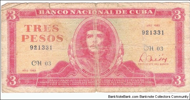 3 Pesos Banknote