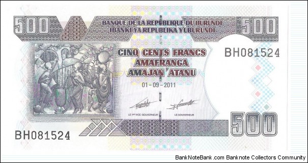 500 Francs Banknote