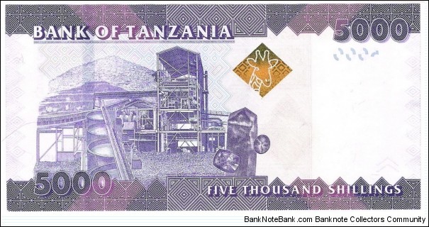 Banknote from Tanzania year 2011