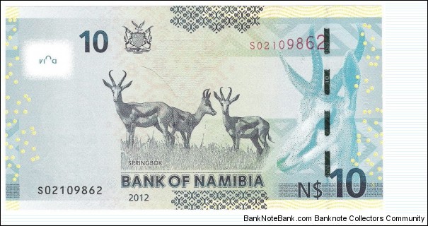 Banknote from Namibia year 2012