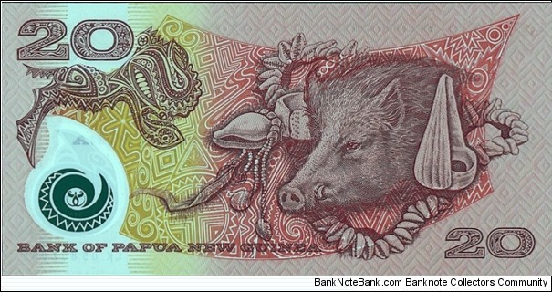 Banknote from Papua New Guinea year 2005