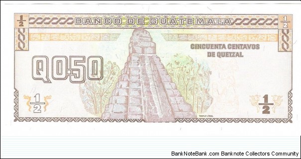 Banknote from Guatemala year 1998