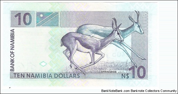 Banknote from Namibia year 2001