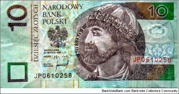 POLAND 10 ZŁ.
JP0610258 Banknote