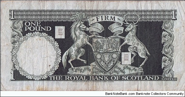 Banknote from Scotland year 1969