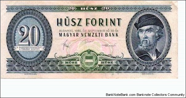 20 Forint Hungary  Banknote