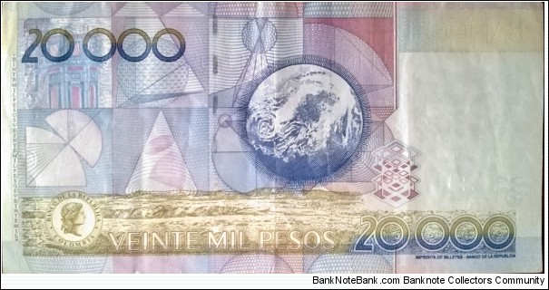 Banknote from Colombia year 2009