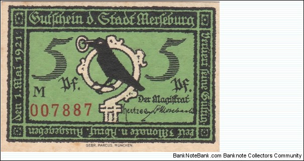 Notgeld 5 Pfennig Banknote