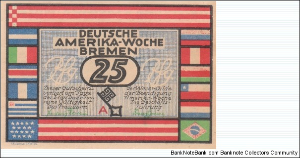 Banknote from Germany year 1923