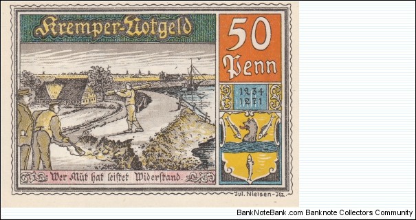 Banknote from Germany year 1920