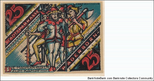 Banknote from Germany year 1921