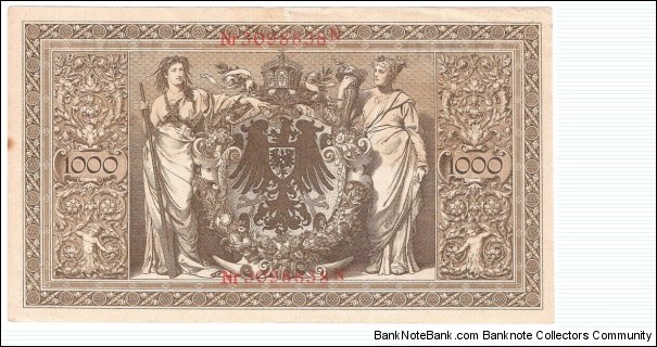 Banknote from Germany year 1910