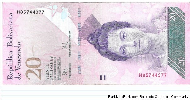 20 Bolivares Banknote