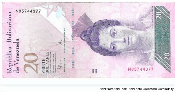 20 Bolivares Banknote