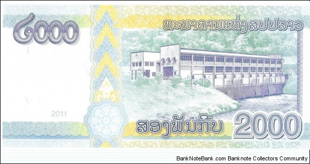 Banknote from Laos year 2010