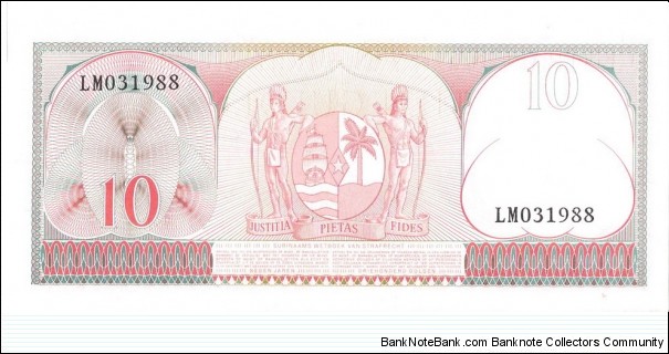 Banknote from Suriname year 1963