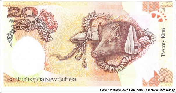 Banknote from Papua New Guinea year 2008