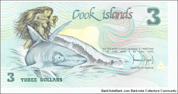3 Dollars(1987) Banknote