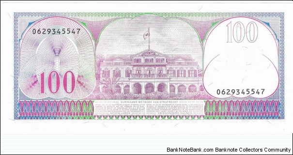 Banknote from Suriname year 1985