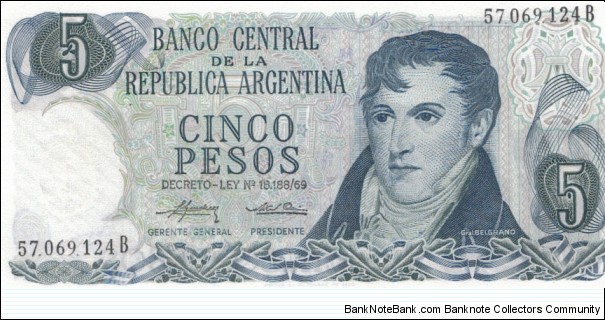 5 pesos Banknote