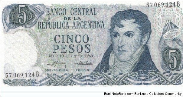 5 pesos Banknote