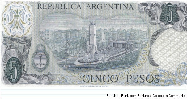 Banknote from Argentina year 1969