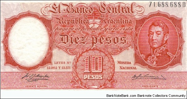 10 Pesos Banknote