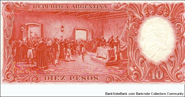 Banknote from Argentina year 1962